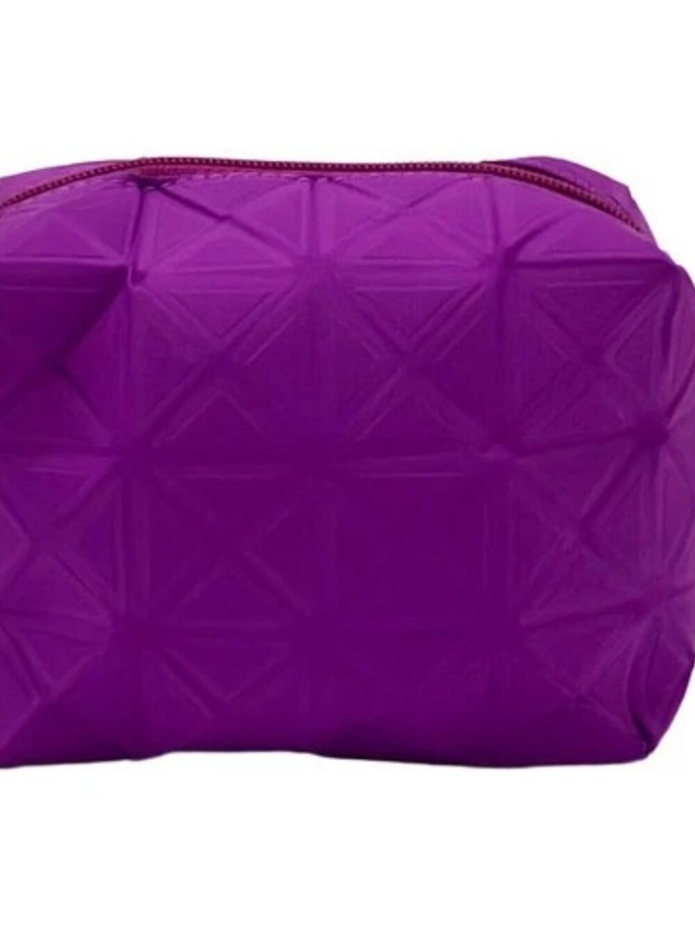 PLEATS PLEASE PP24-AG401 Purple Polyester Pouch - Picture 2 of 6
